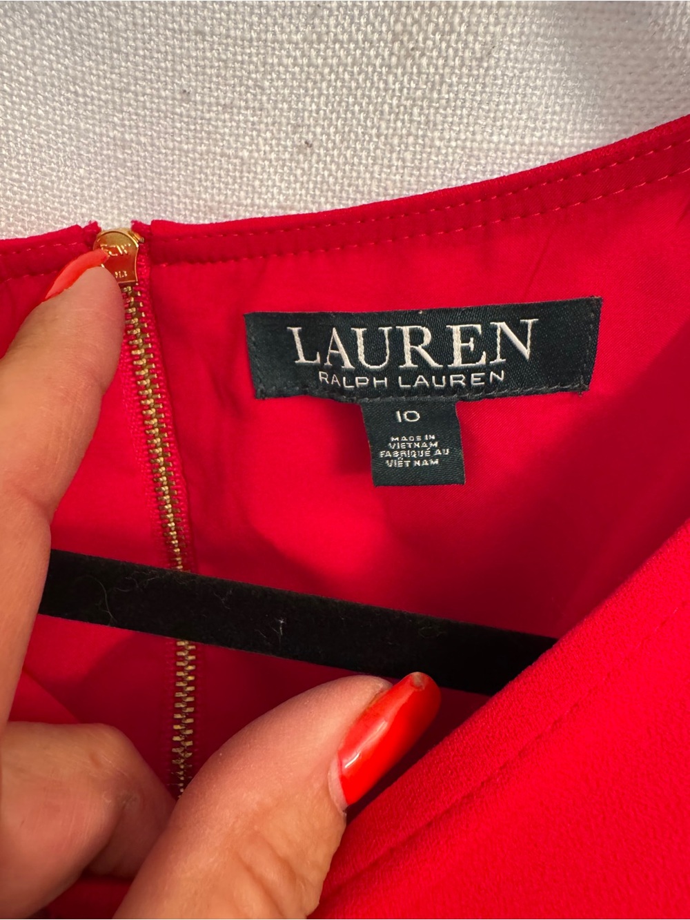 21” ptp Red Ruffle Sleeve Mini Dress - Picture 6 of 10